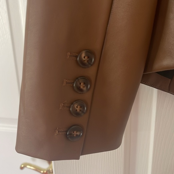 Faux leather blazer by evereve - Picture 4 of 4